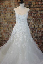 Authentic Enzoani-Izmir ivory Bridal Wedding Dress Bridal Gown Sz10 1500 New