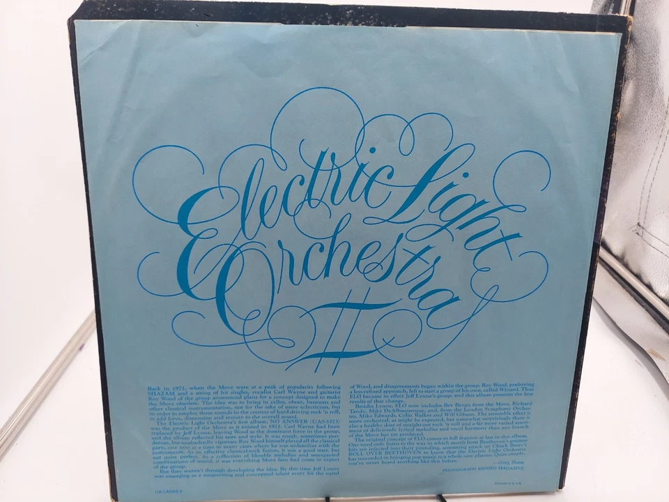 ELECTRIC LIGHT ORCHESTRA ELO II LP Record 1973 UA Ultrasonic Clean EX cVG+. Foto 3 de 4