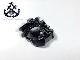 LEGO Early 2000s Black Bionicle Mask Pakari Nuva 43616 - Kanohi Onua Nuva 8566