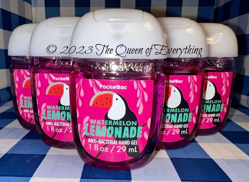 Bath Body Works 🌺 1 oz Pocketbac Gel Hand Sanitizer 🌺 Lot of FIVE 🌺 T-Z - Picture 18 of 60