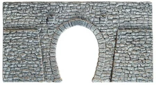 HO Scale Scenery - 58247  - Tunnel Portal Cut Quarrystone - Single Track