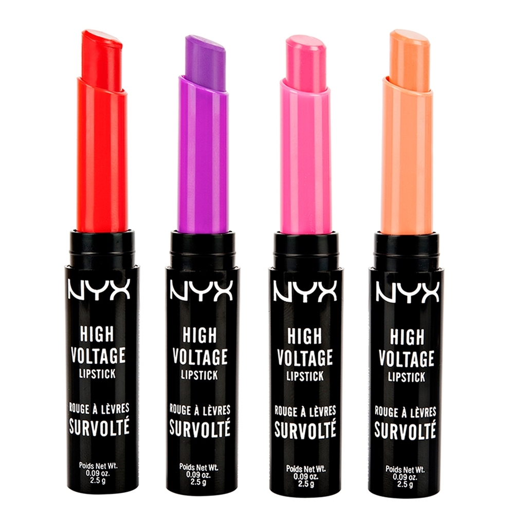 NYX High Voltage Lipstick color HVLS08 Twisted ( Bright violet