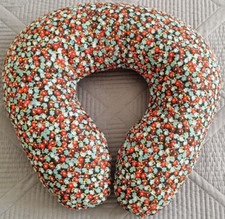 Cale Nuque Balle d'Epeautre Bio Marron à fleurs