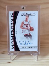 2021-22 Panini Flawless Duncan Robinson Amethyst Momentous Auto #2/3 Heat