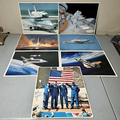 Lot-7 Vtg 1977-82 NASA 8x10 Photo STS-6 Challenger Orbiter Apollo 15 Spacelab