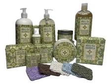 Greenwich Bay Trading Co White Tea Calendula Lotion, Hand Soap, Body Wash, Soaps