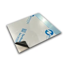 0.125" x 24" x 24", 5052-H32 Aluminum Sheet, Mill Finish w/PVC