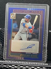 Jonatan Clase 2025 Donruss Signature Series Auto  Blue #10/35 - Blue Jays
