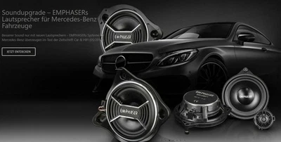 Haut-parleur coaxial EMPHASER EM-MBS1 Mercedes Classe C W205 Berline / Berline - Photo 1/4