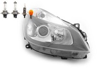 Scheinwerfer Passend FüR Renault Clio Br Cr 05/05- 04/09 Rechts Mit Leuchtmittel