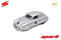 Spark S5215 1:43 Porsche 356 Sl 1951 24H Le Mans A. Veuillet E. Mouche Silber