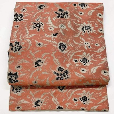 7367# Japanese Antique Nagoya Obi Belt Kimono Fabric Silk Traditional