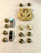 ROTC Pin LOT 5 Pins in All Signed OEC 603 In very Good Shape.