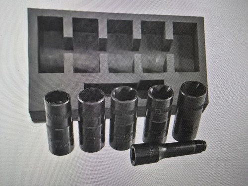 New Matco Tools 1/2" Drive 6 Piece Twist / Flip Socket Set, Part# TFS5DBL - Picture 7 of 8