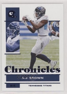 2021 Panini Chronicles Blue 32/99 AJ Brown #98 0a3