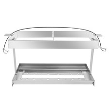 Aluminum Trailer Mount Race Fuel Jug Holder Fits Two 5 Gallon Fuel Containers