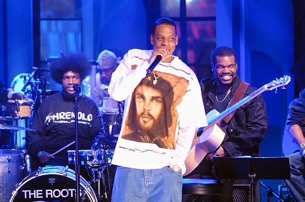 Jay-Z performs with The Roots on 