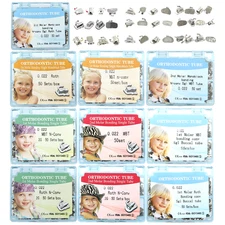 Orthodontic Molar Tubes Dental Buccal Tube Bracket Roth MBT 022 Convertible Mono