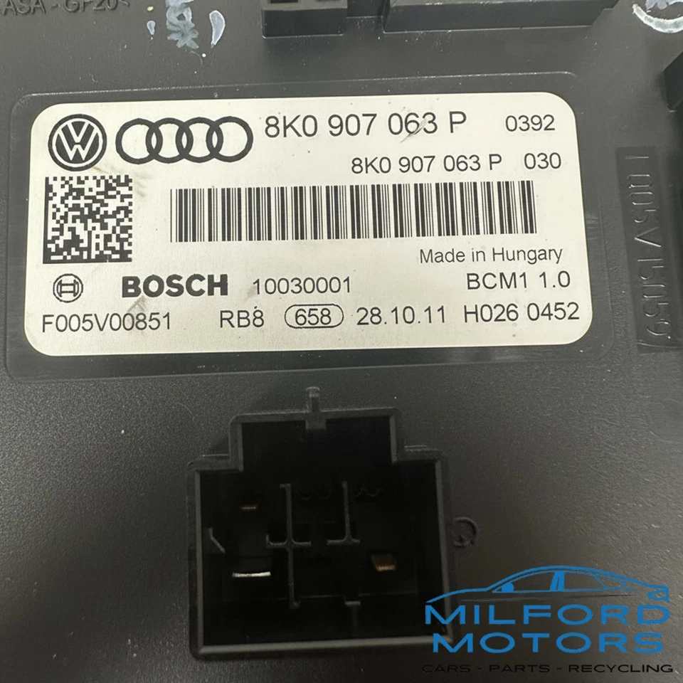 Módulo de control de carrocería BCM chasis tablero izquierdo compatible con Audi A4 A5 Q5 S4 2008-2012 3,2 L Foto 3 de 4