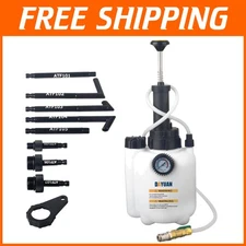 3L Manual Transmission Fluid Transfer Pump with 8 Adapters for Easy Dispensing