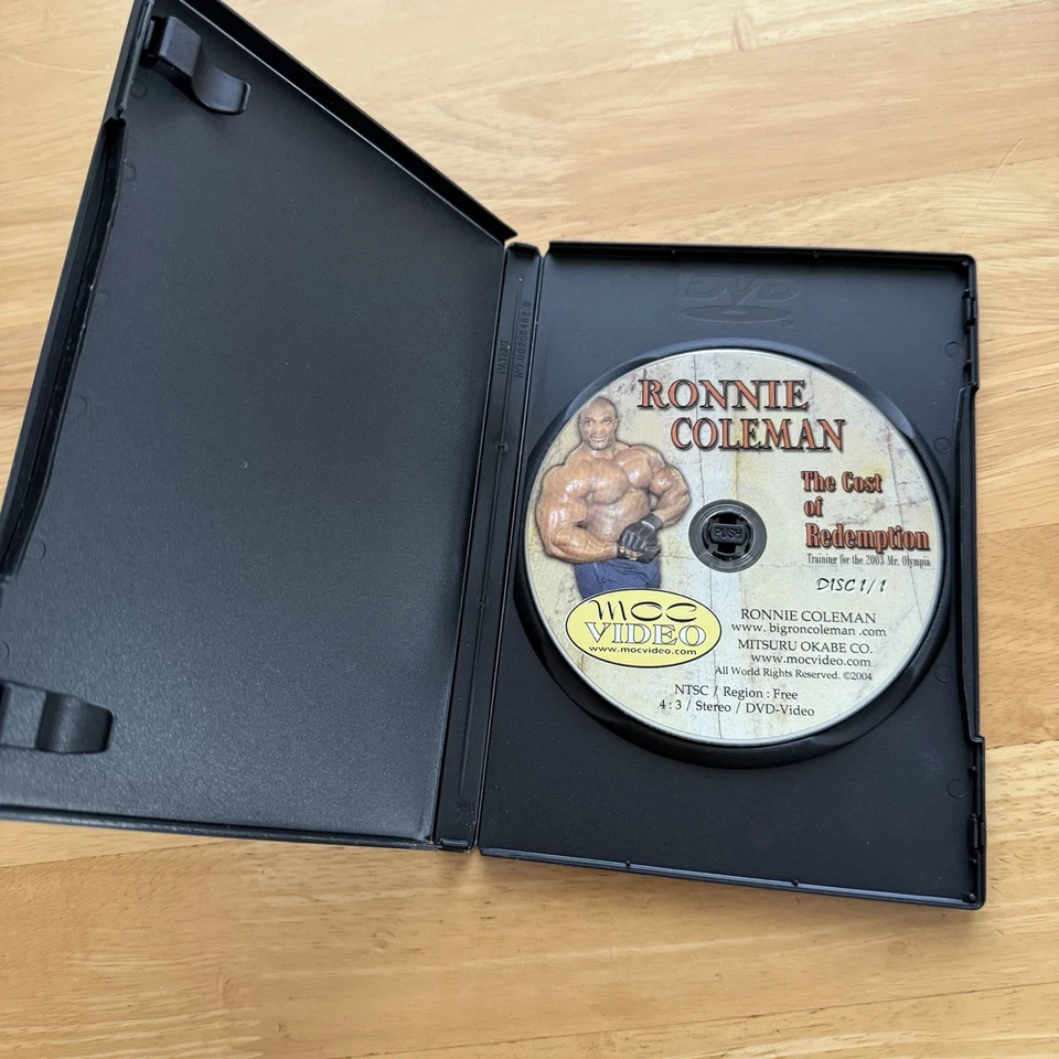 Ronnie Coleman The Cost Of Redemption DVD IFBB Bodybuilding 2003 Mr. Olympia Pro - Image 3 of 3