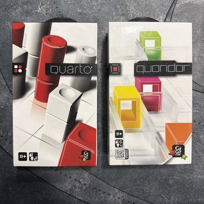 Quarto & Quoridor Board Game Lot Travel/Pocket Edition Gigantic Games NEW