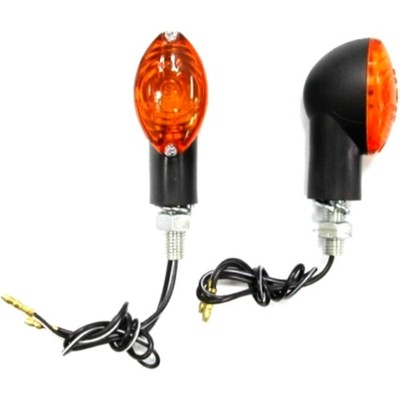 JMP Schwarz Miniblinker, 12V 21W mit E-Zulassung