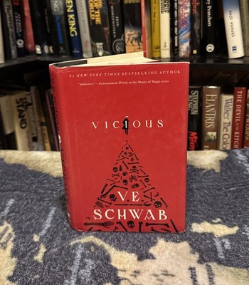 Vicious - VE Schwab (2018, Hardcover) Second Edition, FAIR, Villains #1