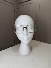 Modern Optical Kevin Eyeglasses Frames Antique Silver 58-18-145