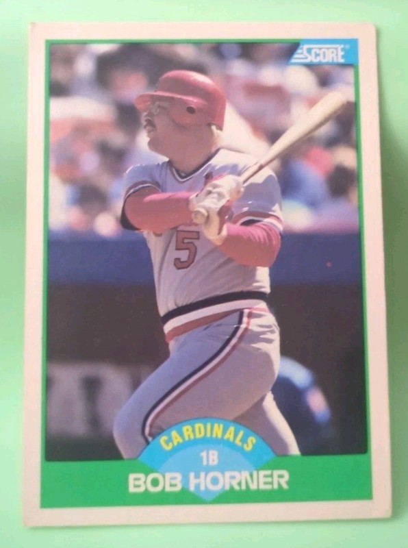 1989 Score - Bob Horner #68 - St. Louis Cardinals 