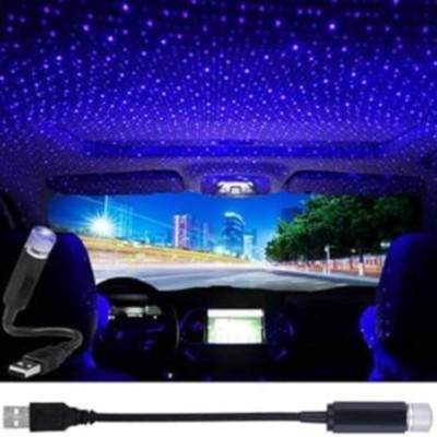 1Pc Black USB Star Projector Night Light, Adjustable Romantic Starry Sky Project