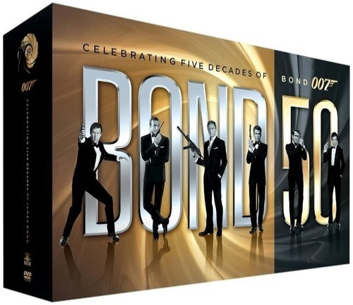 Bond 50: Celebrating Five Decades of Bond 007 Complete Series DVD Box Set Sealed