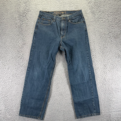 Vintage Axist Jeans Mens 32x30 Blue Cotton Denim Straight Relaxed