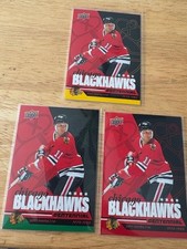 2025-26 Upper Deck Chicago Blackhawks Yellow John Marks + Base Green + Red