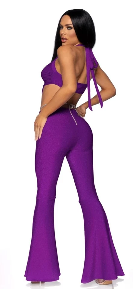 Disfraz Selena Estrella del Pop Pierna Avenida Talla Mediana Foto 2 de 4