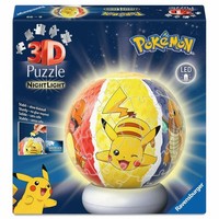Ravensburger Puzzle-Ball PokéMon Nachtlicht 3D Puzzle Kinderpuzzle 72 Teile