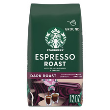 NEW Starbucks Dark Roast Espresso Roast Ground Coffee