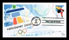 DR JIM STAMPS US COVER WINTER OLYMPICS VANCOUVER SNOWBOARDING FIRST DAY ISSUE