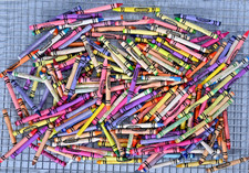 Lot of 211 Vintage Crayola Crayons Retired Colors Glitter Metallic Rare