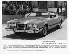 1973 Ford Thunderbird Press Photo 0305 1973 Ford Thunderbird Press Photo 0305