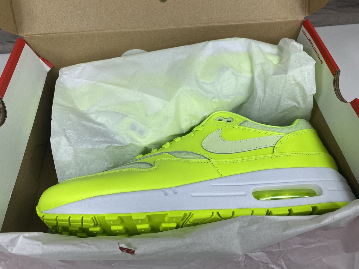 スニーカー Nike AIR MAX1 TOPOGRAPHY VOLT FN6832-702 Nike Men's Air Max 1 Premium - Size: 9 - Topography - FN6832