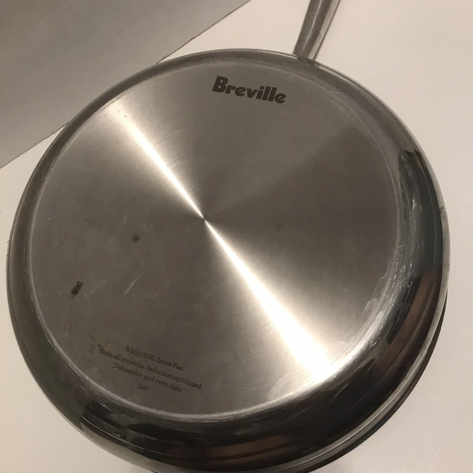 BREVILLE Thermal Pro Clad КАСТРЮЛЯ ИЗ НЕРЖАВЕЮЩЕЙ СТАЛИ с Крышкой, 3,5 КВАРТЫ - Изображение 4 из 4