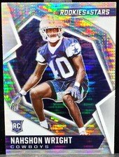 2021 Panini Rookies & Stars Nahshon Wright RC Pulsar Prizm Box Set #145 B551