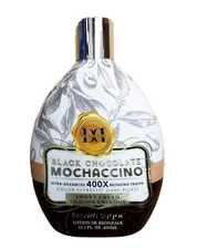Black Chocolate Mochaccino 400X Espresso Dark Roast Bronzer Tanning Bed Lotion