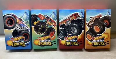 Lot Of 4! McDonalds Hot Wheels Monster Trucks 2022/ Happy Meal New