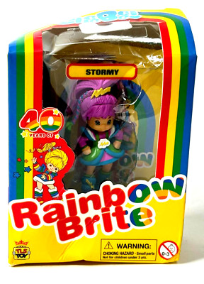 3  Rainbow Brite Collectible CheeBee Figures - Stormy - New with Damaged Box