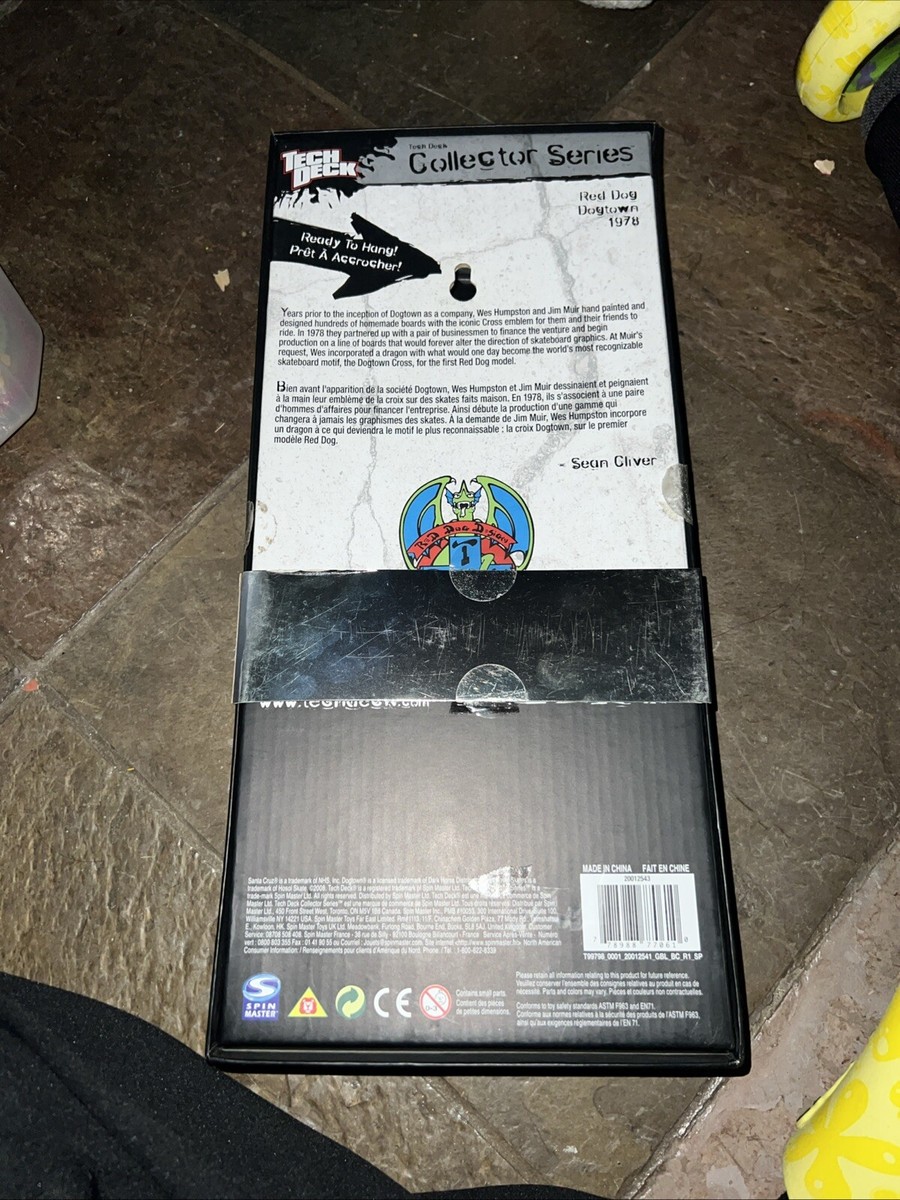 Tech Deck Collector Series Red Dog Design Wes Humpston Dogtown