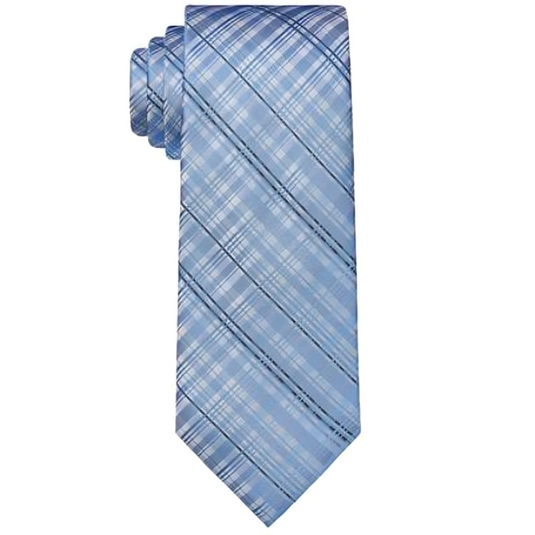 Мужской модный галстук в клетку Calvin Klein синего цвета- OS 3990₽