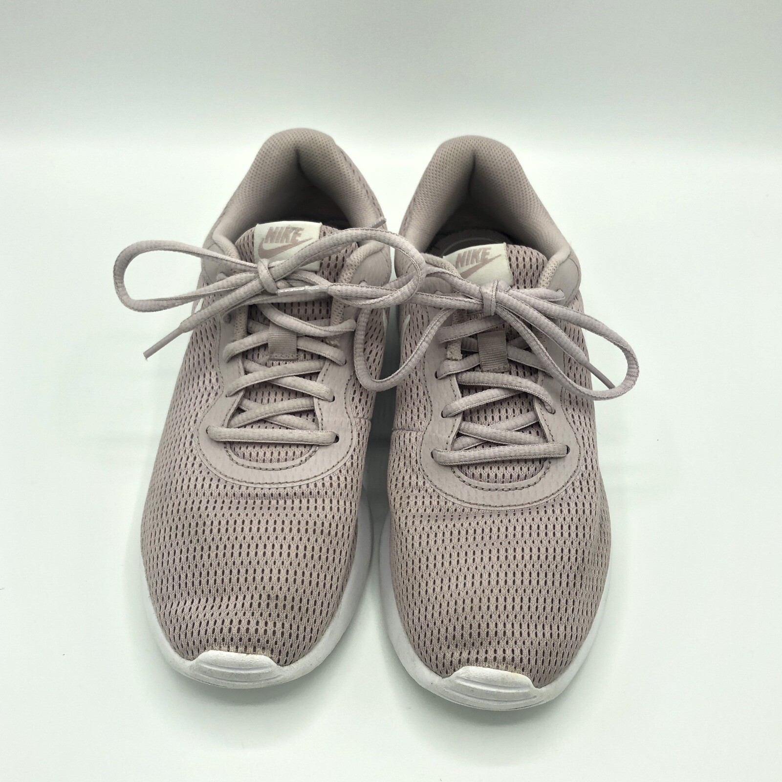 nike tanjun white particle rose