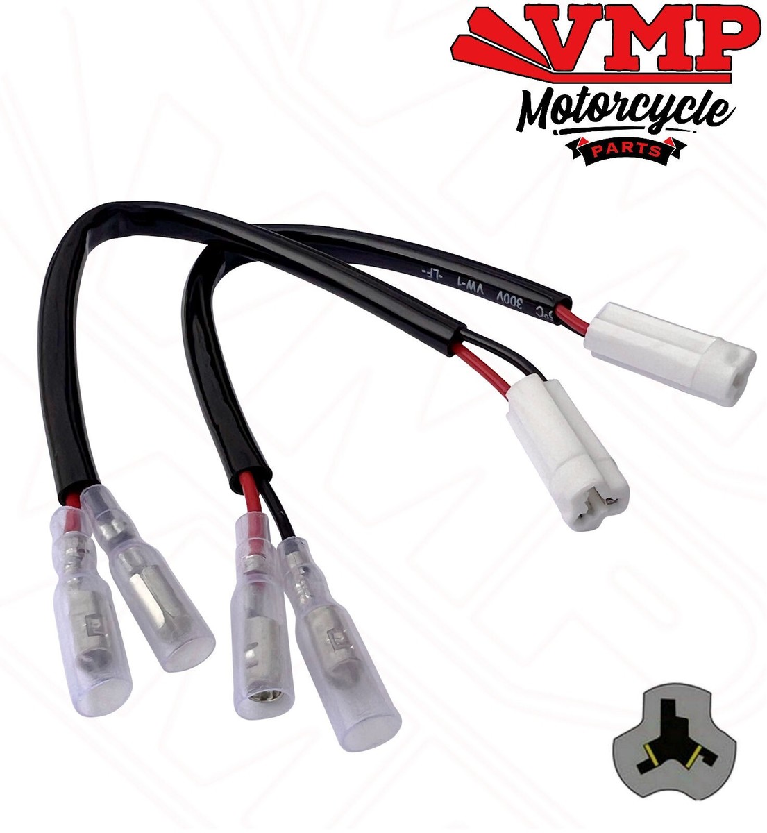Yamaha YZF-R6 03 - 16 Indicator Wire Adaptor Leads Connector LED